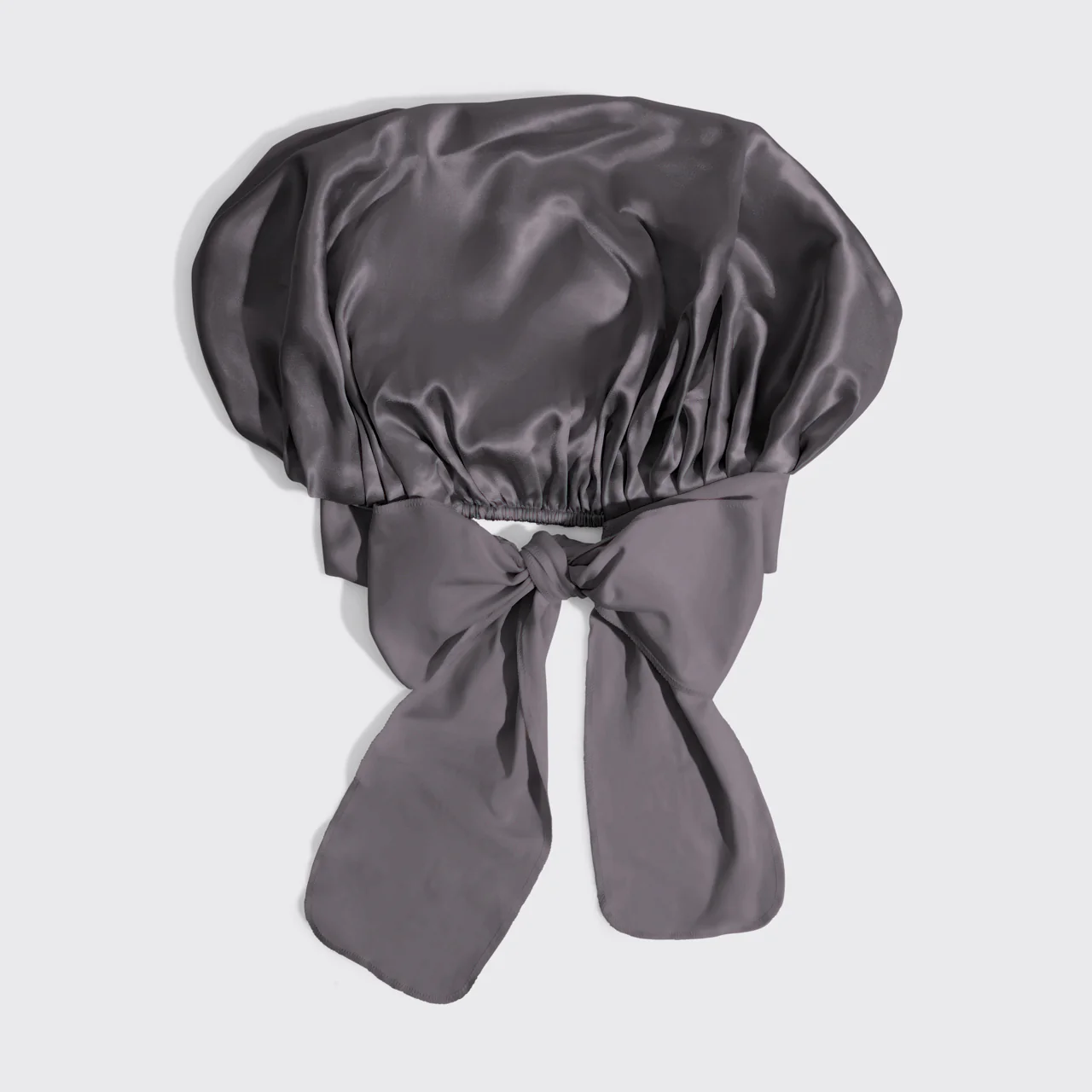 Charcoal Oversized Satin Bonnet - Image 4