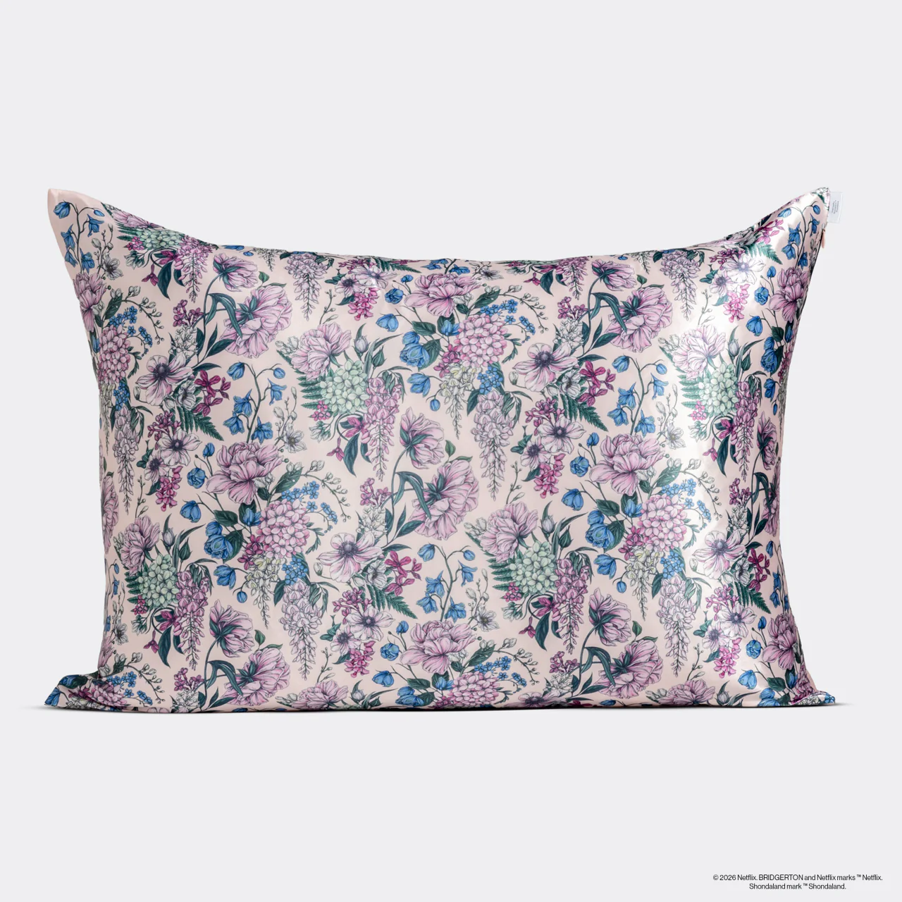 Bridgerton x Kitsch Satin Pillowcase in Wisteria - Image 2