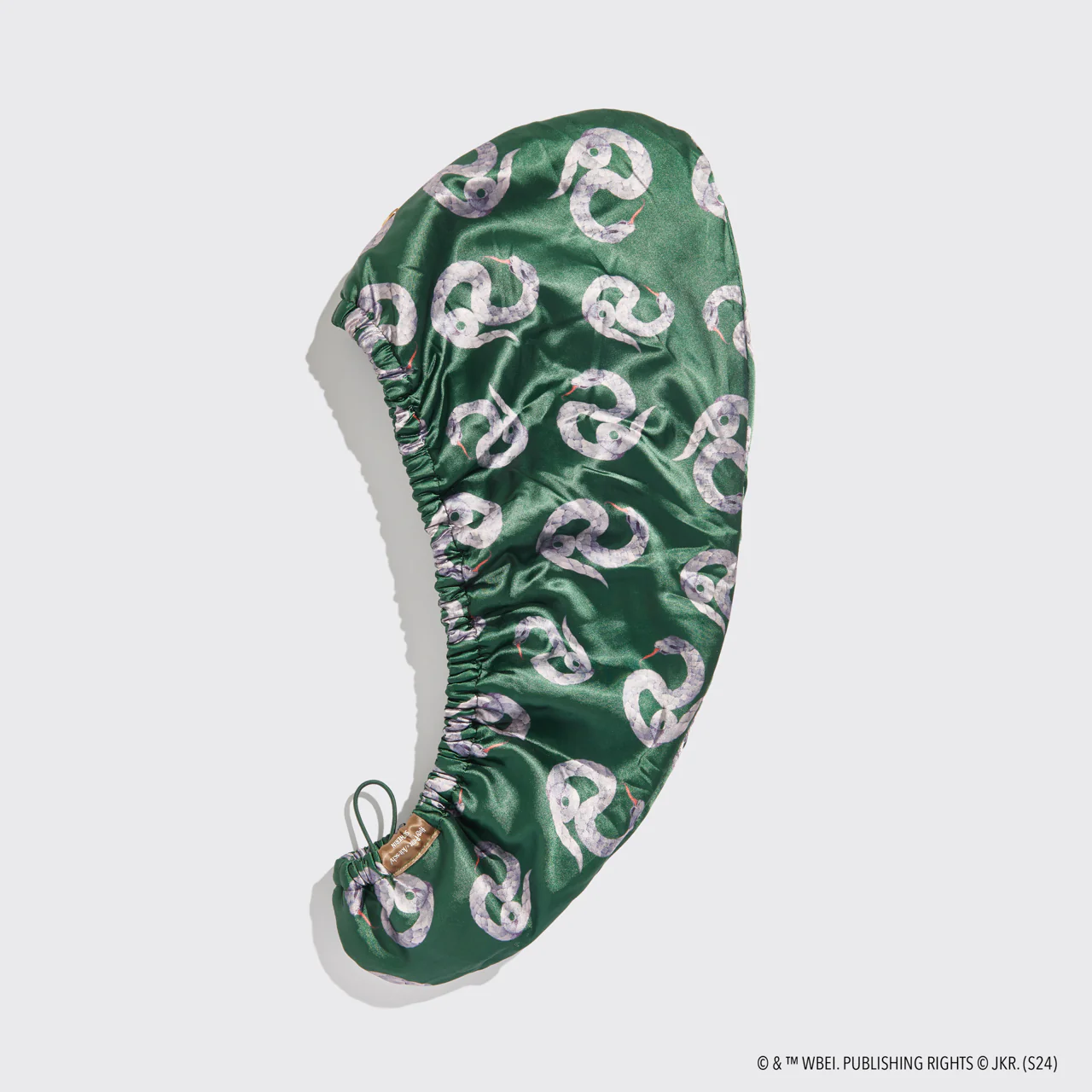 Kitsch x Harry Potter Satin Wrapped Hair Towel in Slytherin - Image 2