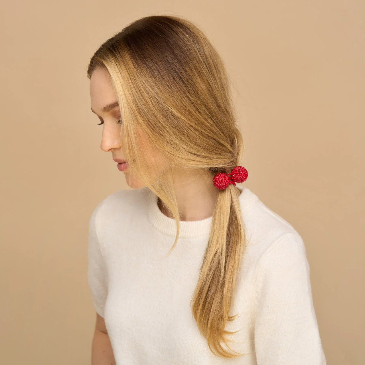 Red & Pink Bubble Hair Ties - Image 3