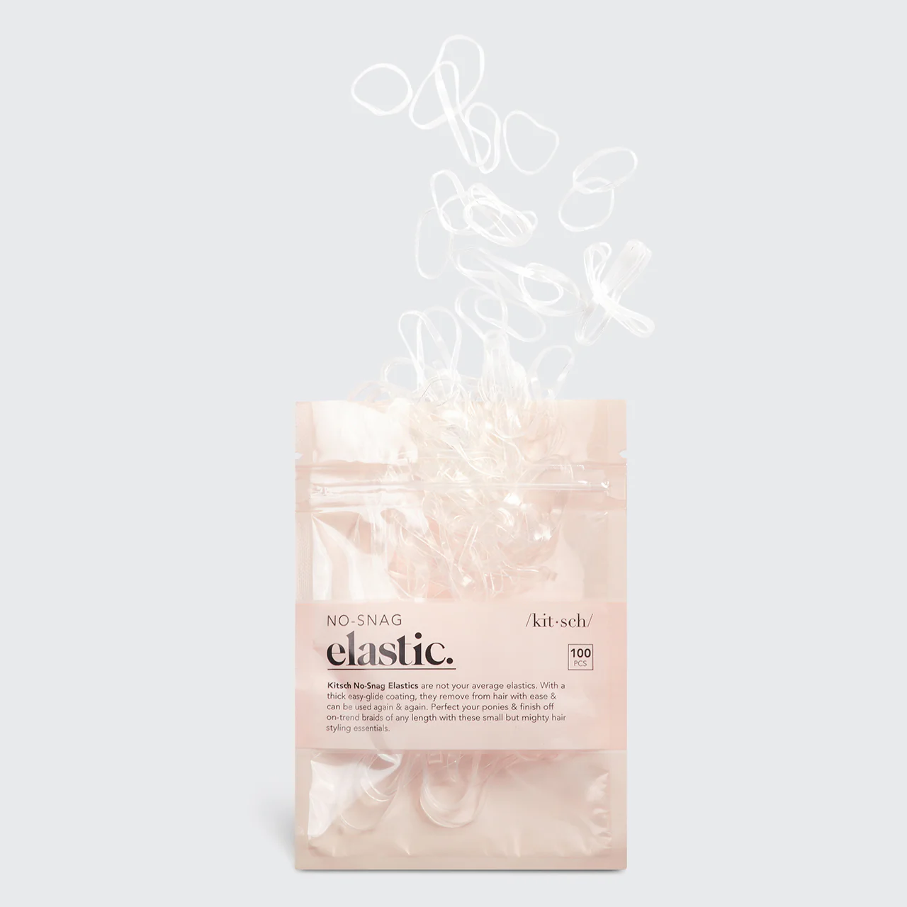 Clear No-Snag Elastics 100pc Set - Image 2