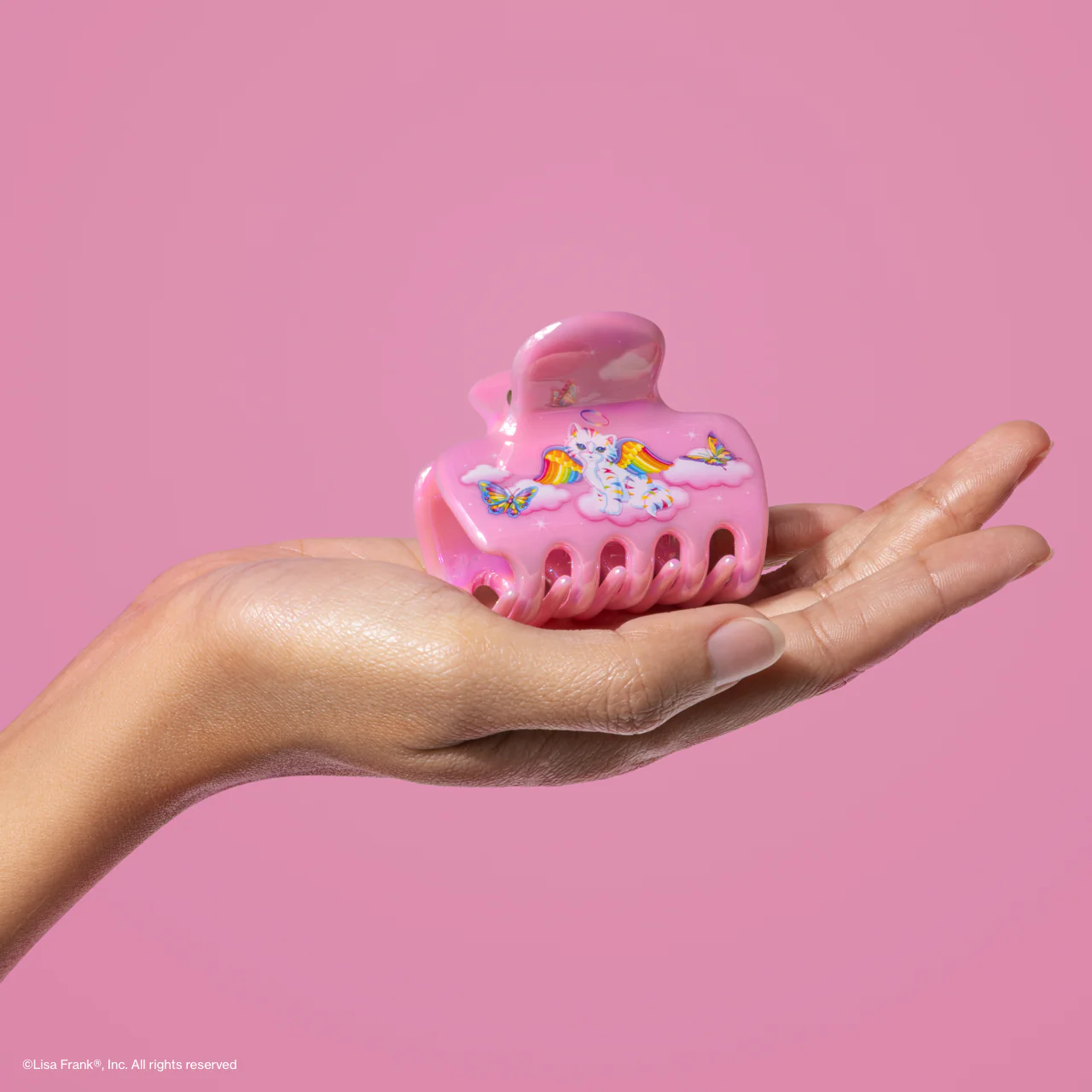 Lisa Frank x Kitsch Cloud Clip in Angel Kitty™ - Image 4