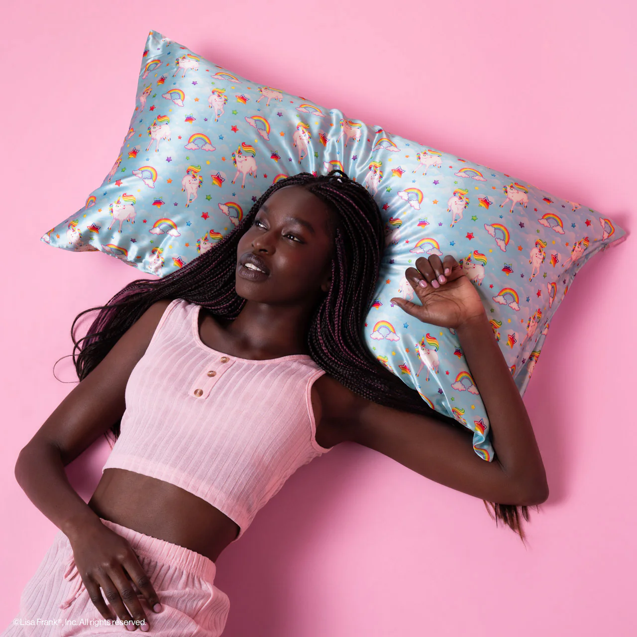 Lisa Frank x Kitsch Satin Pillowcase in Markie™ - Image 2