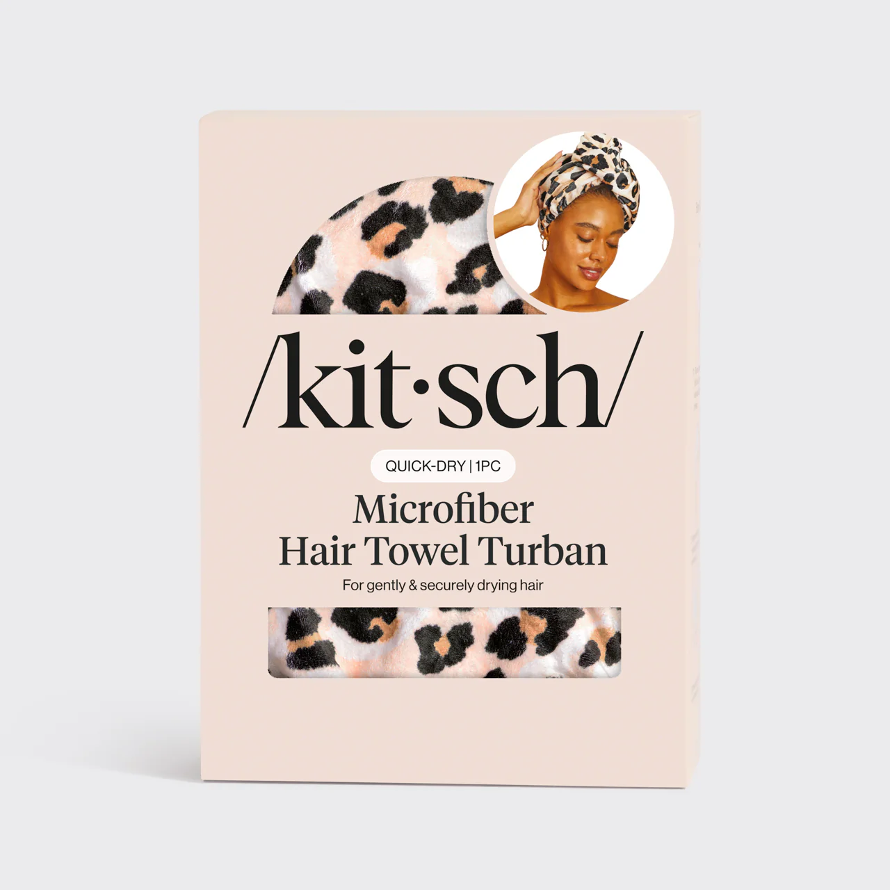 Microfiber Hair Towel - Leopard - Image 5