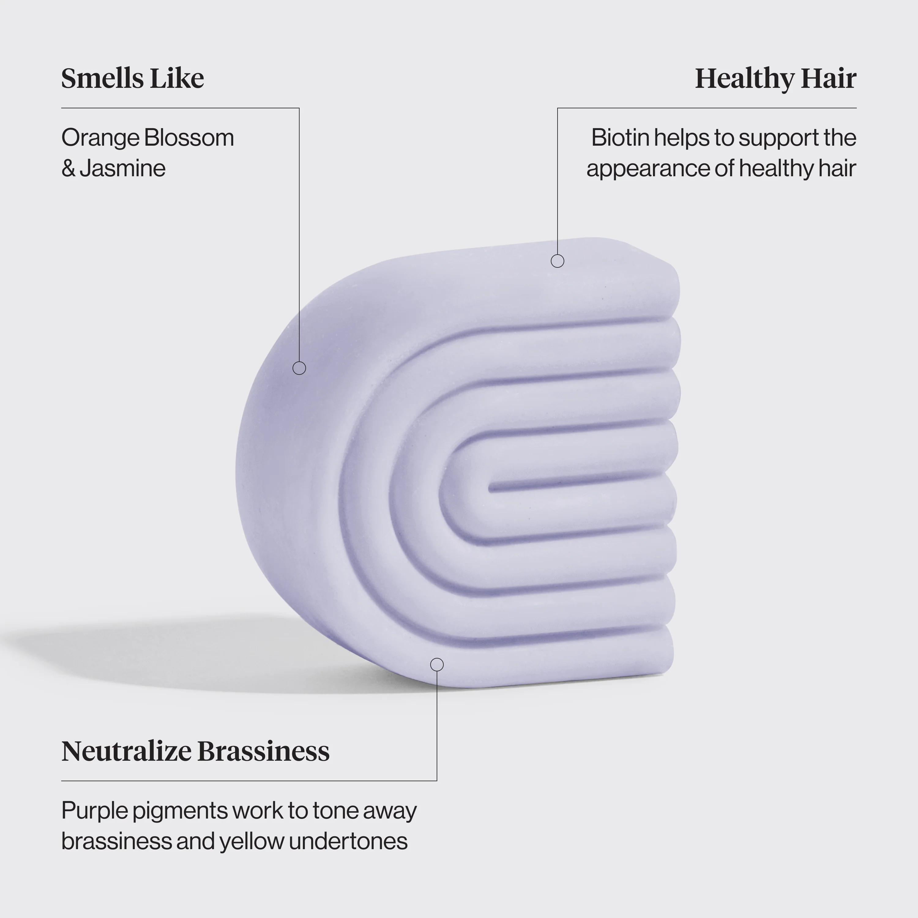 Purple Toning Shampoo & Conditioner Bar Combo for Color-Treated & Grey Hair - Image 5