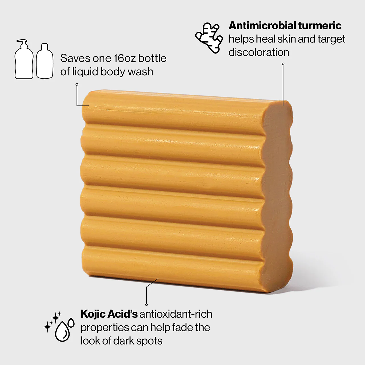 Kojic Acid Face and Body Bar + FREE Eco-Friendly Dermaplaner - Image 2