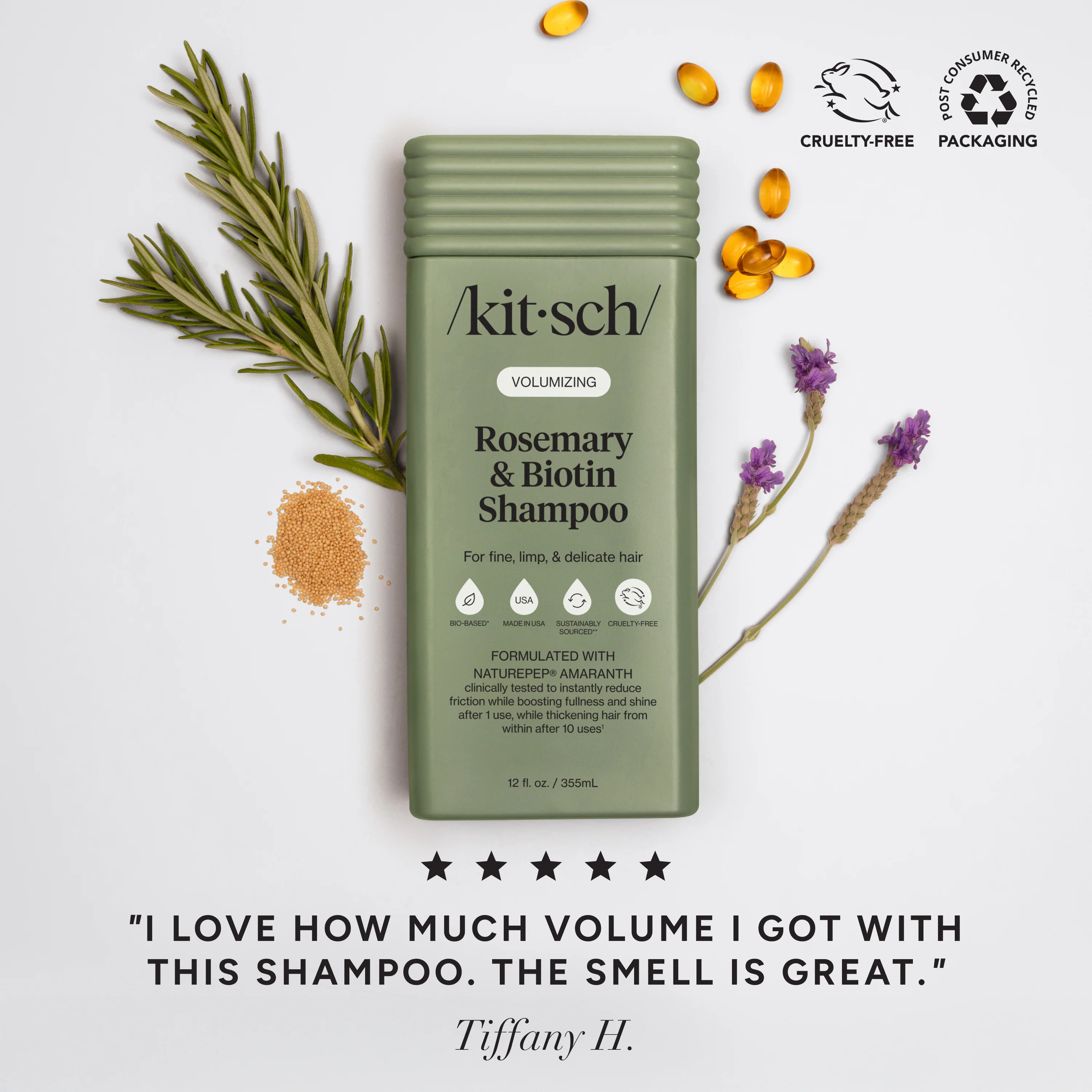 Rosemary & Biotin Volumizing Shampoo - Image 2