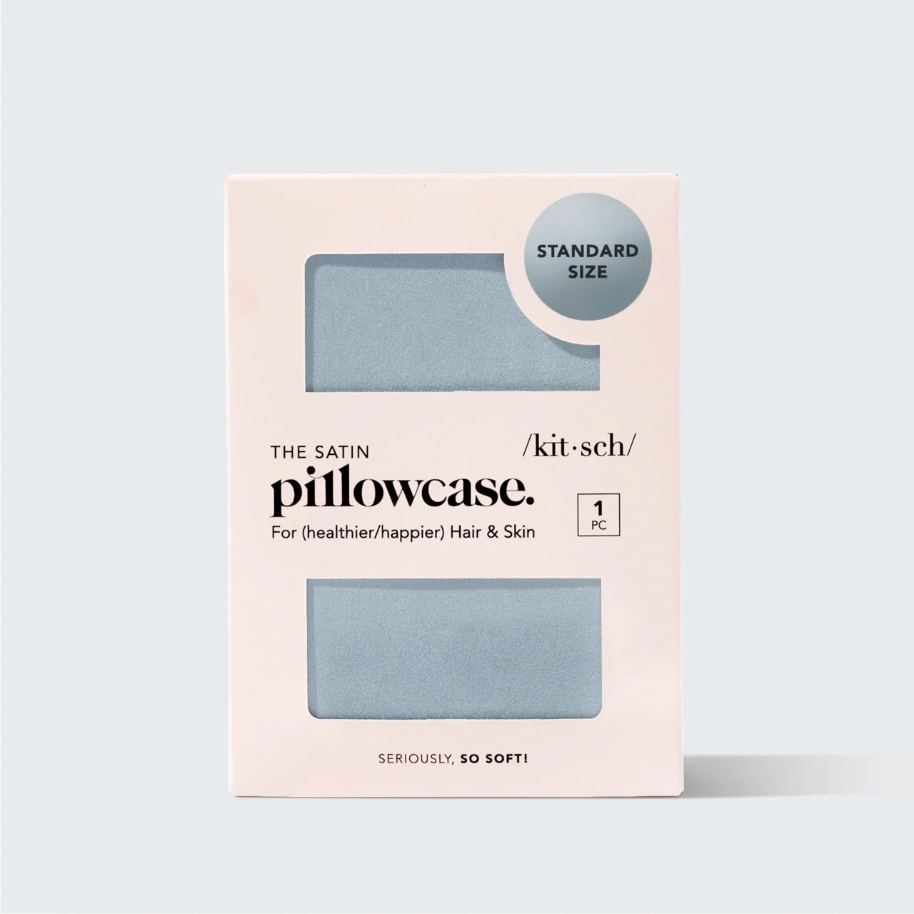 Satin Pillowcase in Haze Blue 4 Pack Bundle - Image 3