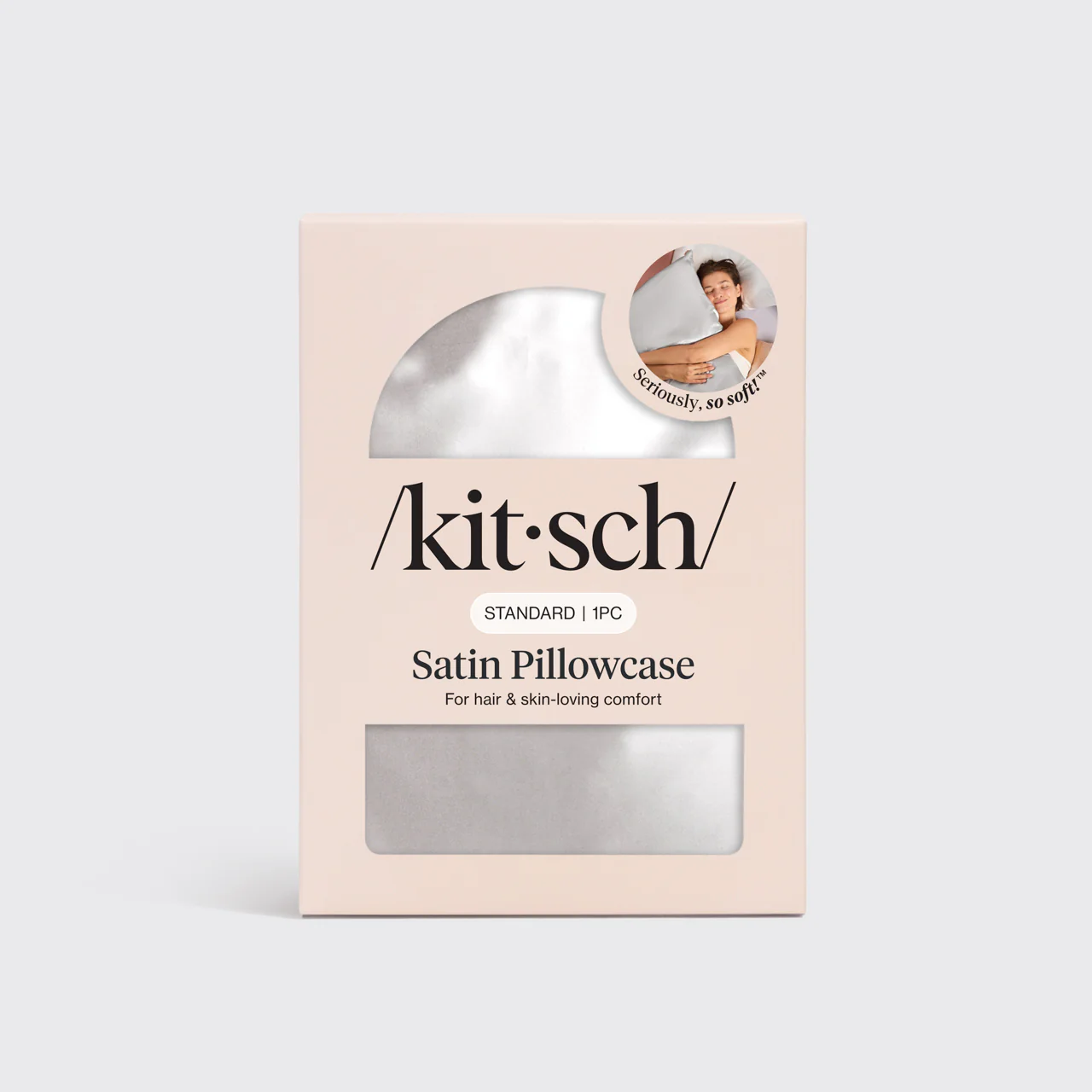 Satin Pillowcase in Silver - Image 4