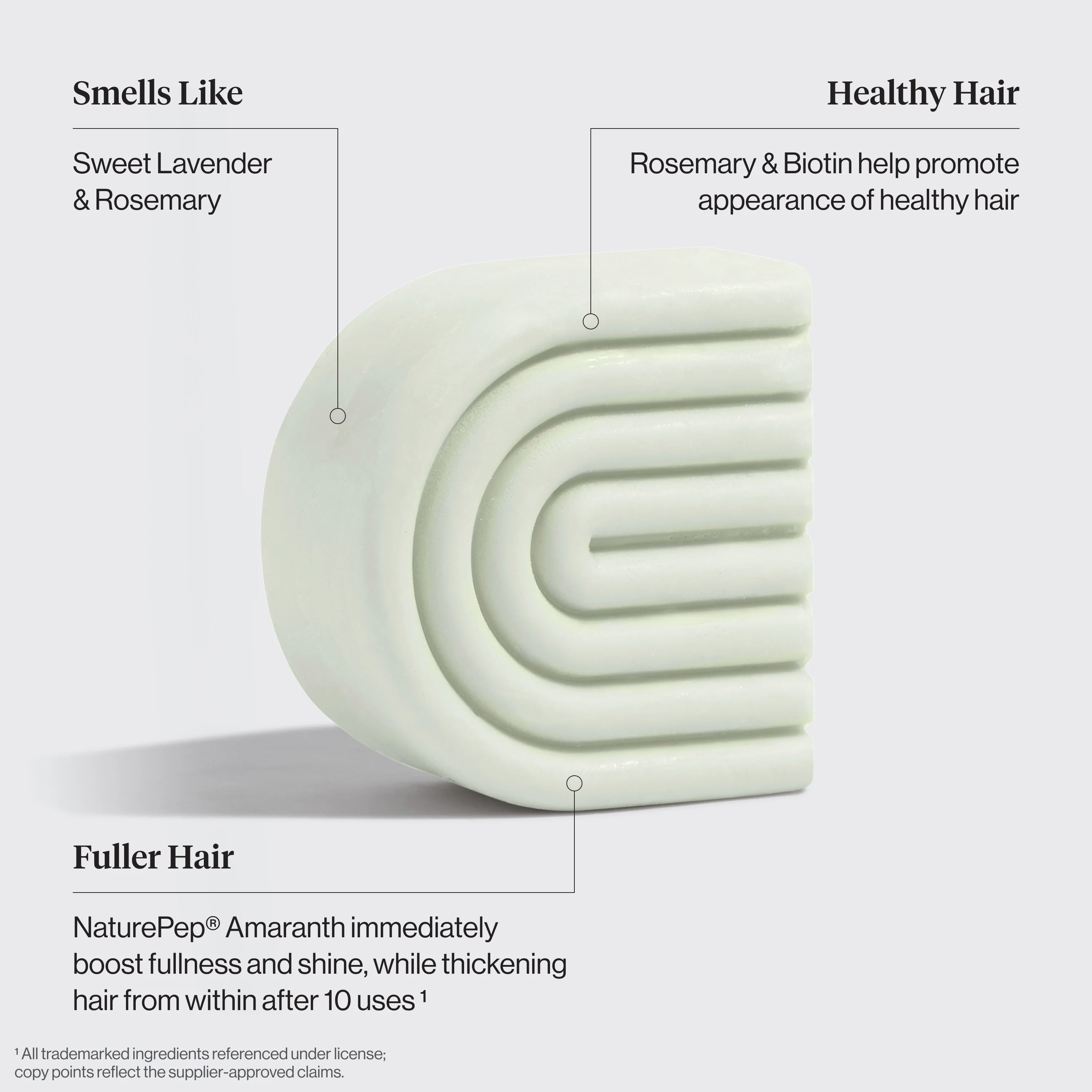 Rosemary & Biotin Volumizing Shampoo & Conditioner Bar Combo - Image 5